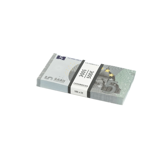 5€ x 100stk Spielgeld Scheine, Euroscheine, Monopoly Geld Prop Money Cash